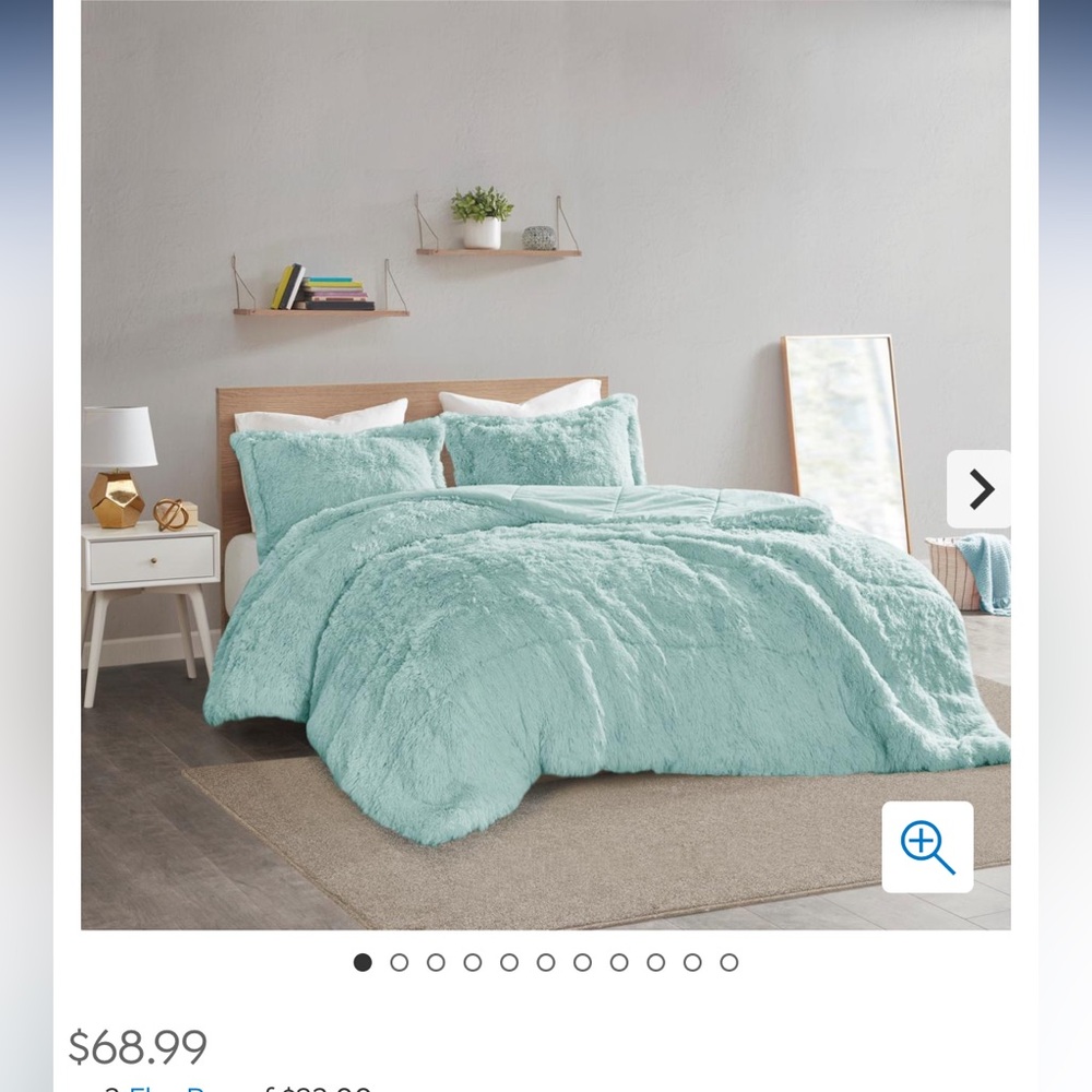 Intelligent Design Aqua Twin/Tin XL Comforter Set
